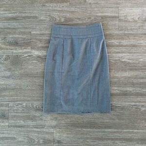 H&M Gray High-Waisted Pencil Skirt, Size 2